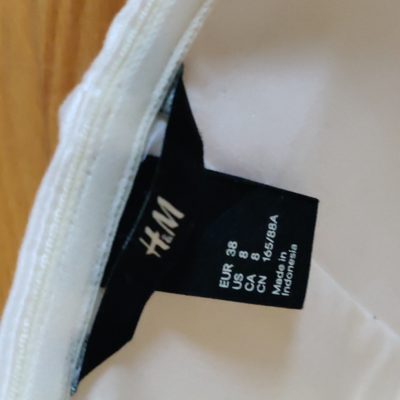 H&M White Strapless Dress - Picture 3 of 3